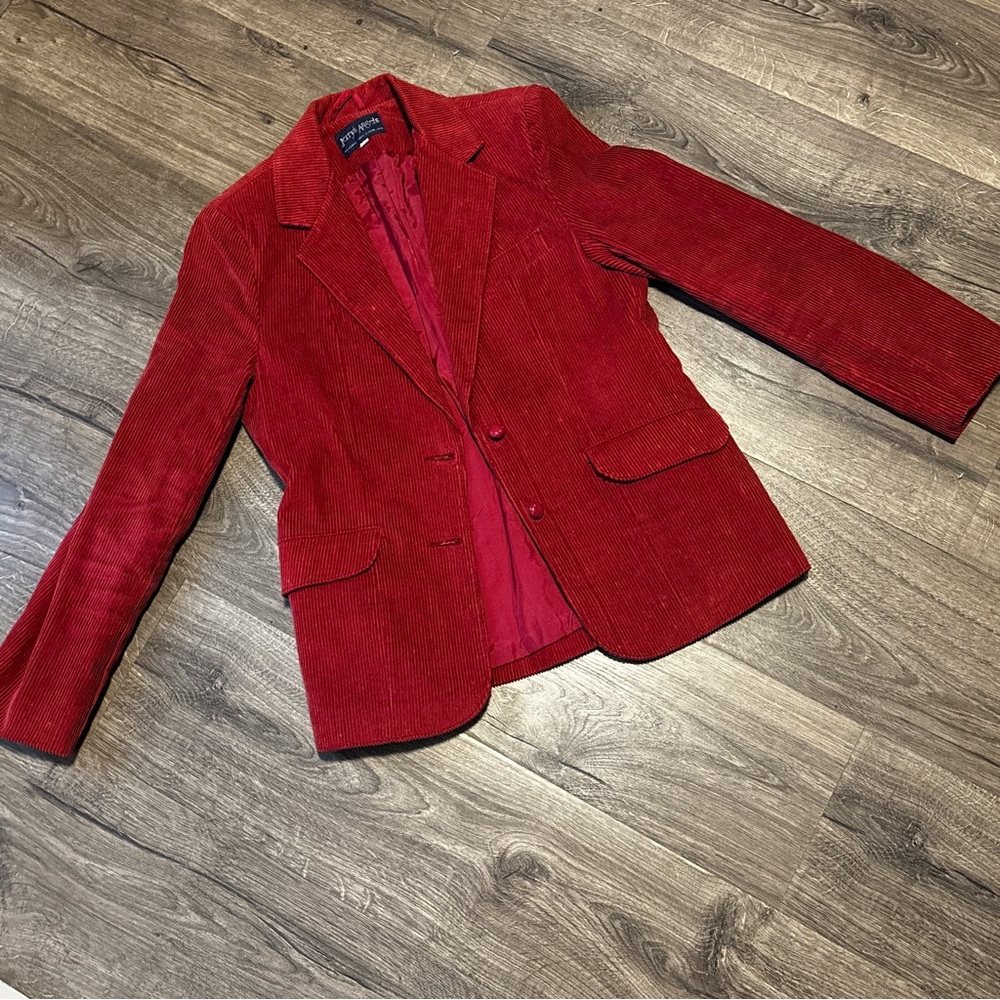 Vintage Jerry’s Angels Red Corduroy Blazer